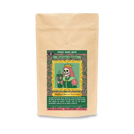Frenzy Bones Matcha Queen – ceremonial Japanese matcha for calm energy